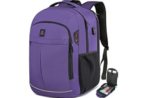 Cafele Rfid Anti-Diebstahl-Rucksack Laptop Schulrucksack Teens Bookbag Mittlerer Computerrucksack mit USB-Ladeanschluss,Wasserabweisende Rucksäcke für Männer Frauen Arbeit Reisen,Grau