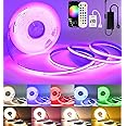 10M WIFI Intelligent COB RGBW warm wit 24V LED strip strip lichtketting 672LEDs/M 6720LEDs LED strip lichtbalk werkt met Google Home Assistant/ Alexaz