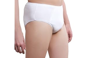 One-Wear Slips Desechables Suave y Ligera de Algodón para Hombre (Lote de 5) Ropa Interior de un Solo Uso. Calzoncillos ideal para Viajes Hospitales Salón de Bronceado Emergencia Spa Masajes Sauna