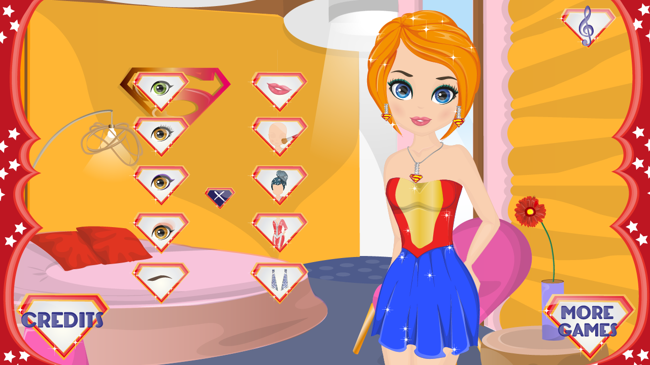 Fashion Superhero Makeover Facial & Dress up Game Amazon.co.uk