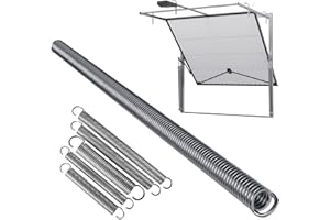 QLS Molla per porta del garage universale, molla di trazione, zincata, diverse misure (5/33/600 mm #E08518)