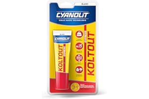 CYANOLIT 33300148 Blanc Express Blister Colle de fixation, Transparent