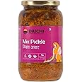 Daichi - Mixed Pickle | Crafted with love by women artisans | Sun cured | Cold-pressed mustard oil | In-house spices | No Preservatives 1kg (Pack of 1)