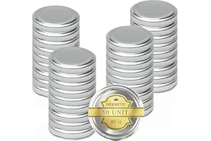ESPIRITO REBELDE Tappi metallici universali 43 mm argento - 50 unità: coperchi per barattoli di conserve e marmellata, coperchio universale, coperchio di ricambio
