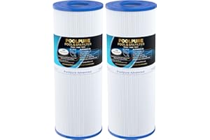 POOLPURE PLFPRB25-IN Hot Tub Filter Replacement for Unicel C-4326, Guardian 413-106, Filbur FC-2375, 3005845, 17-2327, 100586, 33521, 25392, 817-2500, 5X13 Drop in Spa Filter 2 Pack