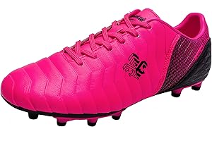 SAEKEKE Zapatillas de fútbol Niños FG/TF Profesionales Zapatos de fútbol Aire Libre Atletismo Calzado de Entrenamiento Zapatos de fútbol Unisex Antideslizante Botas de fútbol para Niños