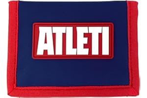 CYPBRANDS Atlético de Madrid, Billetera, Monedero, Cartera, Complementos, Fútbol, Color Azul, Producto Oficial