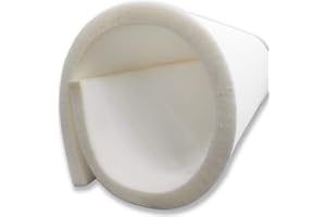 PANINI TESSUTI Plaques de mousse en polyuréthane expansé facile à couper pour rembourrage, remède D21 découpe de 100 x 100 x 3 cm blanc de haute qualité Made in Italy