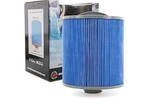 CANADIAN SPA CO. Glacier Silverstream Filter, Hot Tub Filter, Antimicrobial Protection, Silver Ion Technology, Hot Tub Accessories