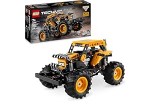 LEGO Technic Monster Jam DIGatron, Konstrukcyjna Zabawka dla Dziecka do Zbudowania i Odgrywania Ról, Model Pojazdu Monster Truck, Kreatywny Prezent dla 7-latka, dla Chłopca i Dziewczynki, 42199