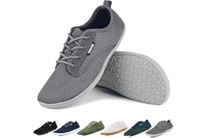 Geweo Barefoot Shoes for Women Men Trail Running Shoes Walking Shoes Lightweight Breathable Barefoot Trainers