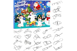 CIKICY Calendrier De L'Avent 2025 Casse Tete Enfant Ado GarçOns Adulte, Cadeau NoëL Amusants Jeux De Puzzle Filles Jouets Adolescents Anniversaire FêTe pour Homme Femme Papa Maman Famille Cadeaux Nouveauté