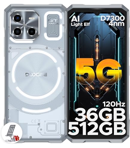 DOOGEE Blade GT Ultra 5G Outdoor Smartphone – 36 GB RAM, 512 GB ROM, 100 MP Kamera, 5500 MAh, Android 14