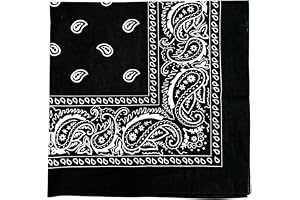 MDSTYLE Extra stor bandana 27 tum x 27 tum 100 % bomull för män och kvinnor paisley näsduk pannband scarf jumbo bandanas