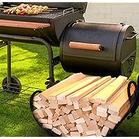 Brennholz mit Kaminanzünder aus FSC Birke - Supertrockenes und Sauberes Feuerholz mit Anzünder für Kamin Grill Ofen BBQ…