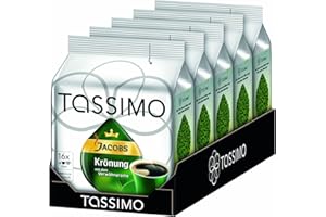 Tassimo Jacobs Krönung, Kaffee, Arabica, Kaffeekapsel, 5 x 16 T-Discs