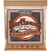 Ernie Ball Earthwood Extra Hafif Fosfor Bronz Akustik Gitar Telleri - 10-50 Kalınlık