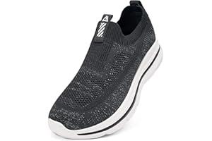 ODCKOI Męskie wsuwane trampki Mesh Oddychające buty do biegania Wygodne trampki Outdoor Fitness Buty sportowe Lekkie buty do biegania szosowego