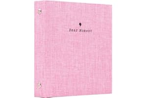 Amimy Álbum de película Mini de 100 Bolsillos para película instantánea Fujifilm Instax Mini, para Papel fotográfico Polaroid Zink, para Papel fotográfico Kodak Zink (100 Bolsillos, Rosa)