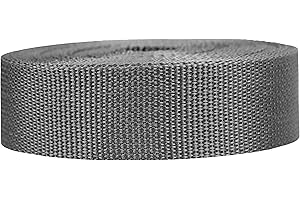 Strapworks Lightweight Polypropylene Webbing - Poly Strapping for Outdoor DIY Gear Repair, Pet Collars, Crafts – 1.5 Inch by 10, 25, or 50 Yards, Over 20 Colors