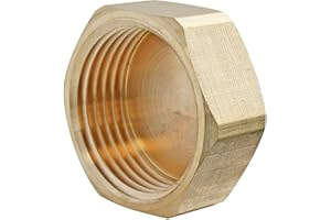 SOMATHERM FOR YOU - Bouchon laiton brut - Femelle 20/27 - Sachet de 2 pièces