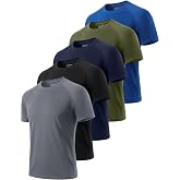 Cimic 1, 3, 5 or 7 Pieces Men's Functional Running Sports T-Shirt | Breathable and quick-drying fabric, suitable for gym, hik