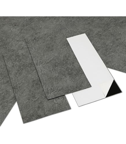 Lot De 10 Planches De Sol Autocollantes En Vinyle Effet Bois Pour