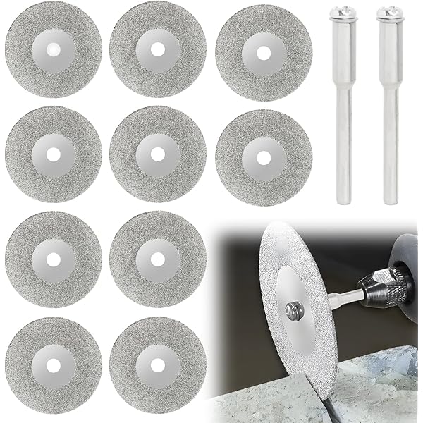 10 Dischi Diamantati Per Taglio - 22mm Per Metallo, Legno, Pietra E Vetro - Foto 11