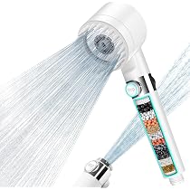3-Stufen-Filter-Duschkopf Mit Handbrause – Entfernt 99% Chlor & Mineralien, 3 Sprühmodi, Wassersparend & Einfach Zu Installieren
