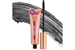 ‎M. ASAM M. Asam MAGIC FINISH Grow & Tint Mascara Deep Black (12ml) – Mascara mit Wachstumsserum & Tönungseffekt, Wimpernpflege für mehr Länge & Volumen, Für definierte & natürlich dunklere Wimpern, Vegan