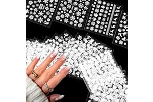 Mrltau 30 Blatt Nagelsticker Weihnachten, Sticker Weihnachten, Nagel Stickers, Nagelaufkleber, Nail Stickers, Nagel Aufkleber, Nail Art, Nagelsticker Kinder, Nagelsticker Winter