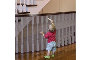 SHENGRUILI Rete di Sicurezza per Bambini,3M Rete di Protezione per Scale,Rete di Sicurezza Per Scale,Rete per Ringhiera Balcone,Rete Protettiva per Balcone,Rete per Balconi Bambini Protezione