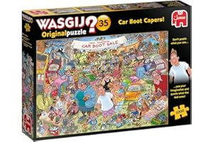 Jumbo, Wasgij, Original 35 - Car Boot Capers, Jigsaw Puzzles for Adults, 1000-Piece