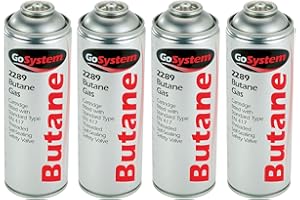 GoSystem 2289 Butane Gas Cartridge 277g 482ml - 4 Pack