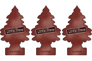 Little Trees Air Freshener Tree LTZ016 Leather Fragrance For Car Home Boat Caravan - Triple Pack