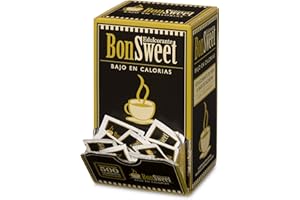 Edulcorante con Sacarina y Sin Ciclamato | 1 sobre 0,8 g = 8g de azúcar | 500 sobres | Bajo en calorías - Ideal para bebidas frías y calientes - Castello since 1907-400 g