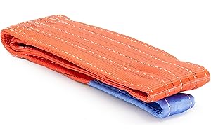 ALFA LOGISTIK Sangle de Levage 5t WLL 3m Circuit avec Passants - Polyester Sangle Levage 5000kg - Sangles de Levage