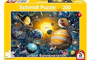 Schmidt Spiele-Il nostro Sistema Solare, Puzzle per Bambini da 200 Pezzi, Multicolore, 56308
