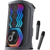Anker Soundcore Rave 3S 200W AI Karaoke Bluetooth Hoparl&ouml;r | 2 kablosuz mikrofon, 200 W ses, AI ses bastırma, ses y&uuml;kseltici,