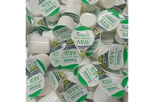 AB.GROCERIES 35x Semi-skimmed UHT Milk 12ml Individually Wrapped Mini Portions Pots Jiggers Lakeland
