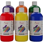 Ara Renkler Akrilik Boya 6'lı Set 6x500gr