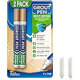 Large Grout Pen - Designed For Restoring Tile Grout In Bathrooms Kitchens Cream - View #2