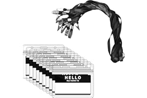 Zalava 40 unidades Funda para tarjeta de identificación, soporte para tarjeta de identificación, con cinta Lanyard resistente al agua, soporte para tarjetas, funda para negocios