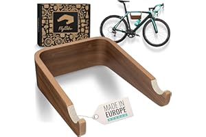 madeco FlyBike M Support mural en bois pour vélo de route, Fixie, à vitesse unique, Gravel Bike, VTT
