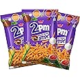 2PM - Masala Munch STIX - Puffed Snacks - Crispy Sticks - Ready To Eat - 80 Gm - Pack of 3 - Party Pack
