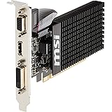 MSI GeForce GT 710 1GD3H LP Graphics Card '1GB DDR3, 954MHz, Low Profile, Low Consumption, VGA, DVI-D, HDMI, HTPC, Silent Pas