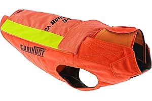 Gilet CANIHUNT Protection Dog Armor Orange V3 Gilet Anti Perforation des SANGLIERS pour PROTEGER Le Chien (80)
