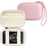 Linpr Hard Case for Canon PowerShot G7X Mark III/SX746 (Pink) | Digital Camera Case for Sony ZV-1/RX100 VII/Panasonic ZS99, S