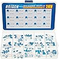 BOJACK 15 Values 150 Pcs 2KV / 100pF to 10nF High Voltage DIP Ceramic Capacitor Assortment Kit