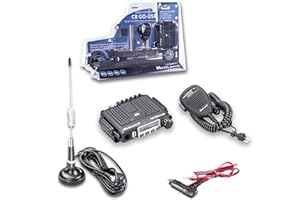 Midland - Radio CB GO-USB Ricetrasmittente Portatile Senza Licenza con M-MINI USB, 40 Canali AM/FM, 4W, Display LCD S-Meter, Doppio Squelch, Canali Emergenza 9/19, Presa USB, Antenna Magnetica LC29